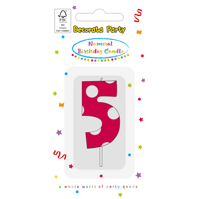 Candela 5 anni rosa