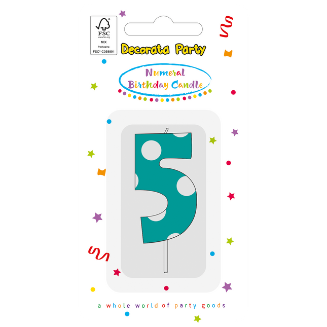 Candela a 5 anni blu