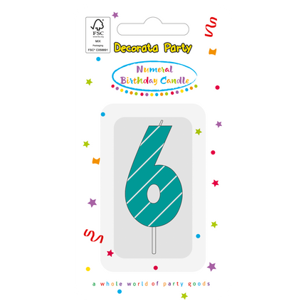 candela a 6 anni blu