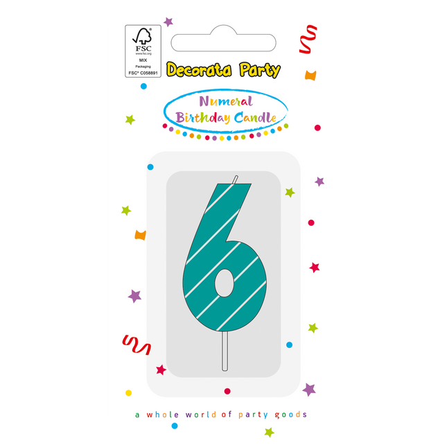 candela a 6 anni blu