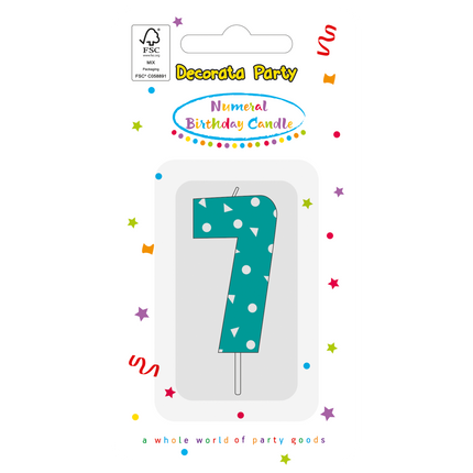 Candela a 7 anni blu