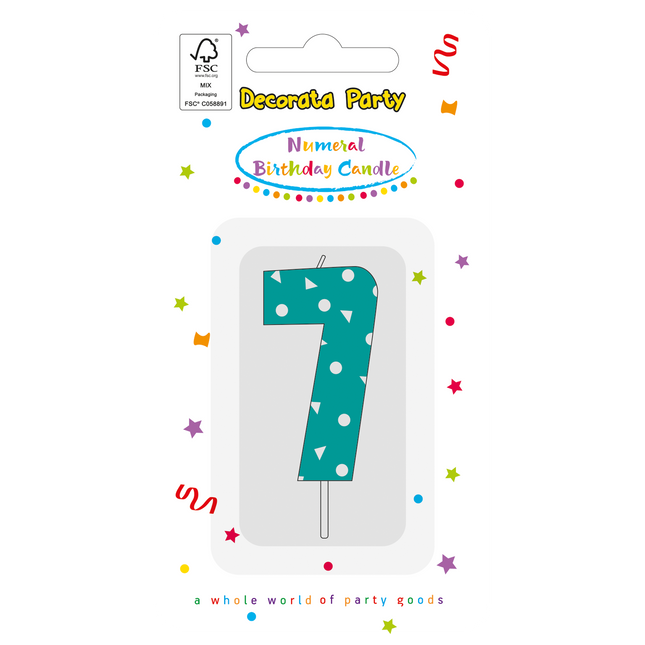 Candela a 7 anni blu