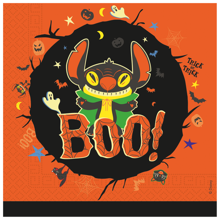 Tovaglioli a punto Halloween 2 strati 33cm 20pz
