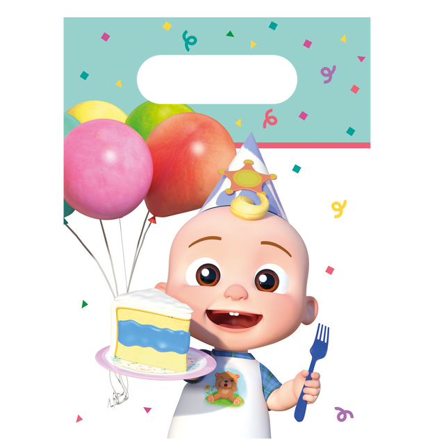 Sacchetti di carta per feste Cocomelon Birthday Fsc 4St