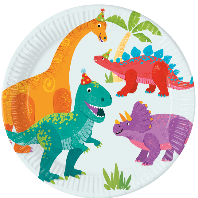 Dino Party Fsc Piatti di carta Next Generation 23Cm 8St
