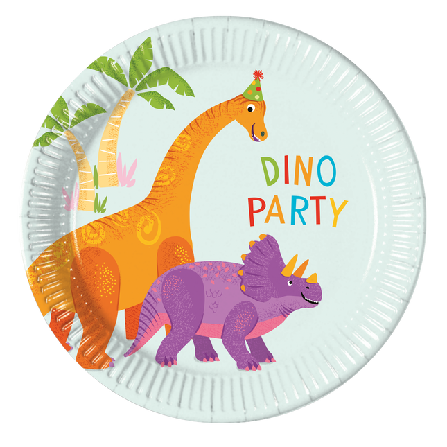Piatti Dino Party 20cm 8pz
