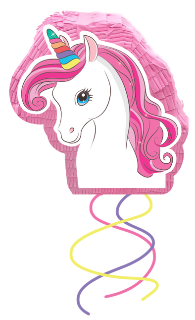 Unicorno Colori Arcobaleno Fsc 3D Pinata Unicorno 1St