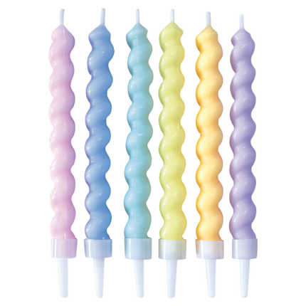 Candele colorate Twisted Pastel