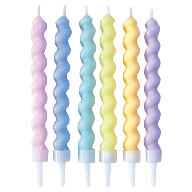 Candele colorate Twisted Pastel