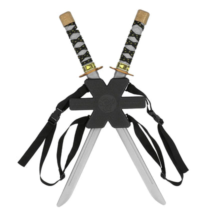 Set di 2 spade da ninja con supporto (52 cm)