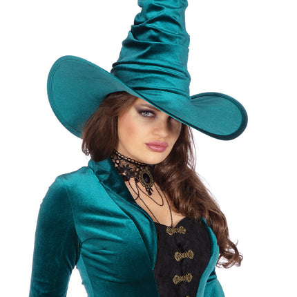Cappello da strega turchese