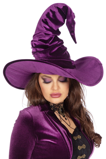 Cappello da strega in velluto