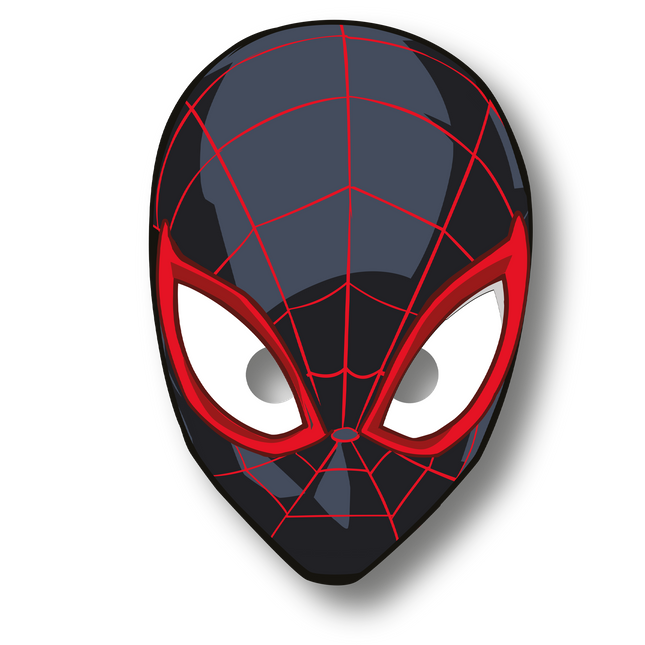 Maschera Spiderman World Of Webs 6 pezzi