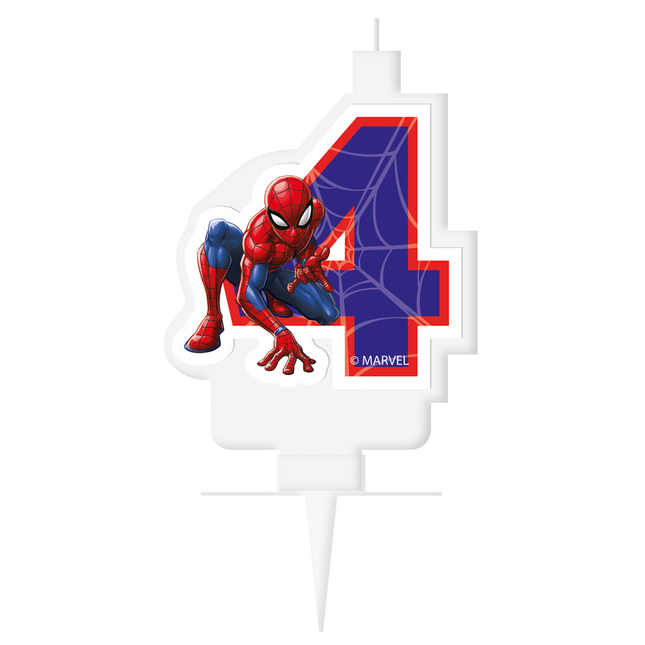 Candela di 4 anni Spiderman