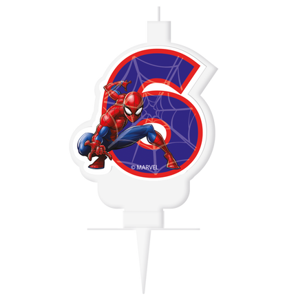 Candela di 6 anni Spiderman
