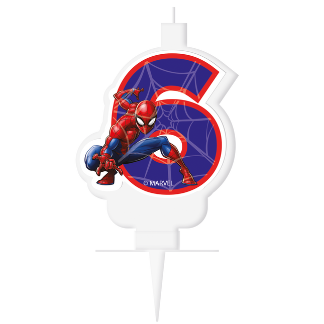 Candela di 6 anni Spiderman