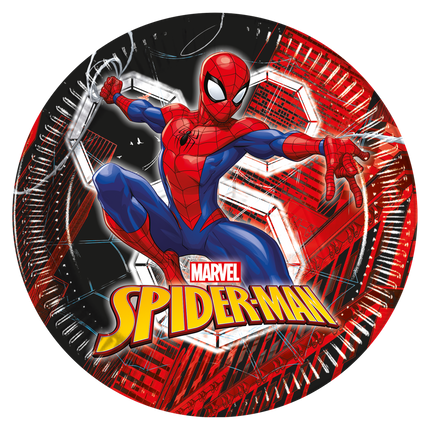 Piatti Spiderman 26cm 6pz