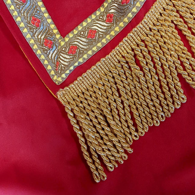 Abito Sinterklaas in velluto di cotone 4 pezzi