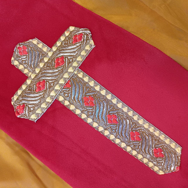 Abito Sinterklaas in velluto di cotone 4 pezzi