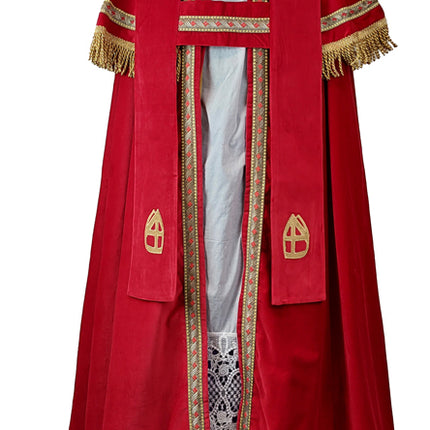 Costume da Sinterklaas in velluto 3 pezzi