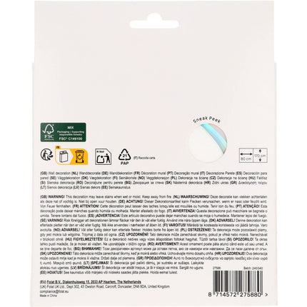 Tenda per porta bianca verde argento 1,7 m