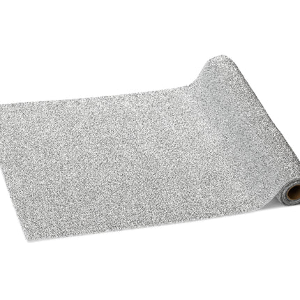 Runner da tavolo argento metalic 3m
