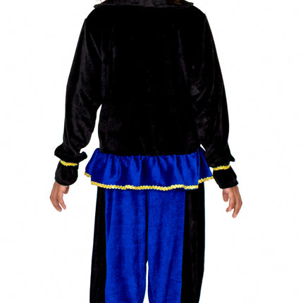 Costume da Piet per bambini blu/nero