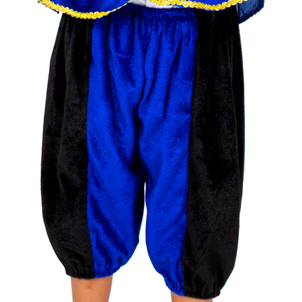 Costume da Piet per bambini blu/nero