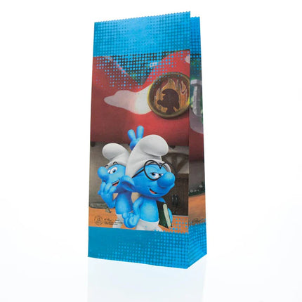 Sacchetti regalo dei Puffi 23 cm, 10 pezzi
