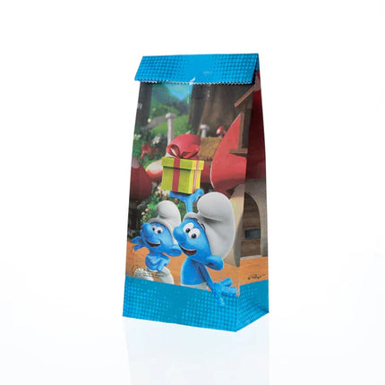Sacchetti regalo dei Puffi 23 cm, 10 pezzi