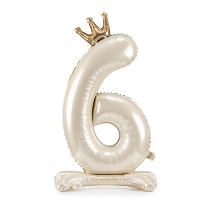 Palloncino Figura 6 Anni Perla Vuoto 84cm