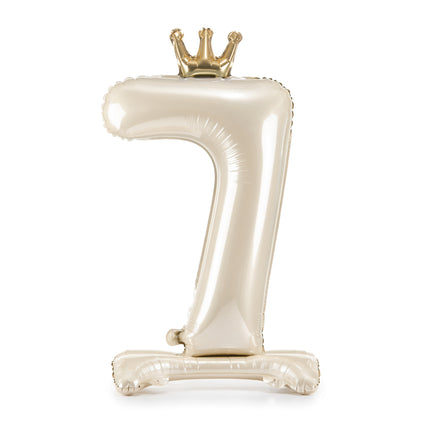 Palloncino figura 7 anni Pearl vuoto 84 cm