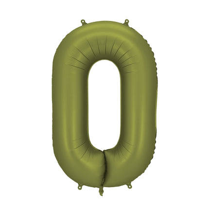 Palloncino 0 Year Figure Verde Oliva Vuoto 86cm
