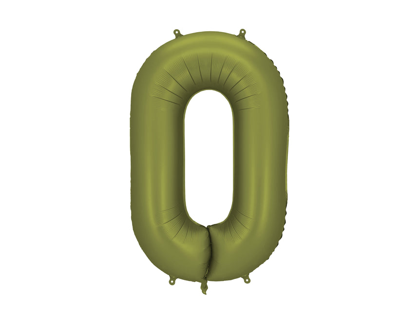 Palloncino 0 Year Figure Verde Oliva Vuoto 86cm