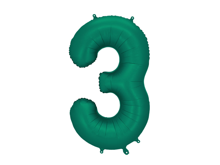 Palloncino a 3 anni Verde Vuoto 86cm