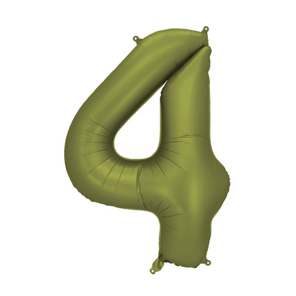 Palloncino 4 anni verde vuoto 86 cm