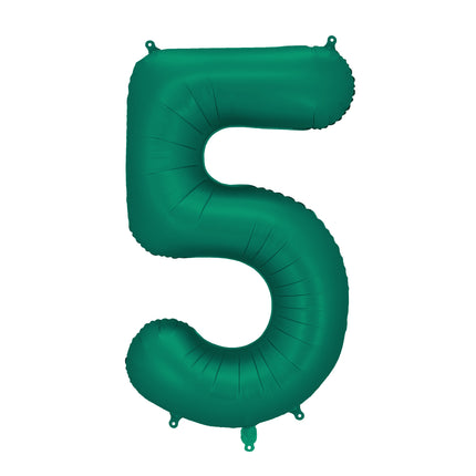 Palloncino 5 anni verde vuoto 86 cm