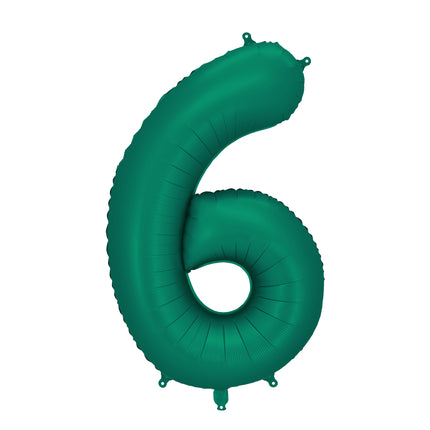 Palloncino di figura 6 anni Verde Vuoto 86cm