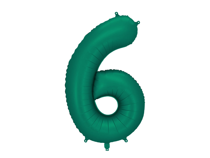 Palloncino di figura 6 anni Verde Vuoto 86cm