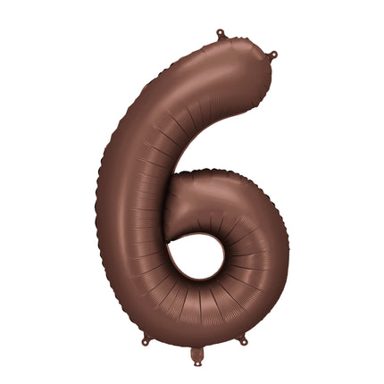Palloncino a figura 6 anni Marrone Vuoto 86cm