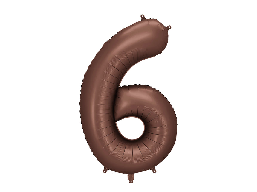 Palloncino a figura 6 anni Marrone Vuoto 86cm