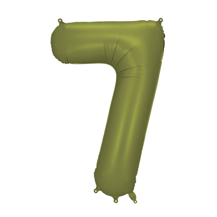 Palloncino 7 anni verde 86 cm