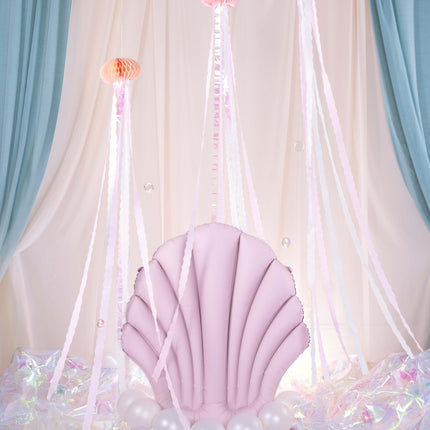 Palloncino viola a conchiglia vuoto 96 cm