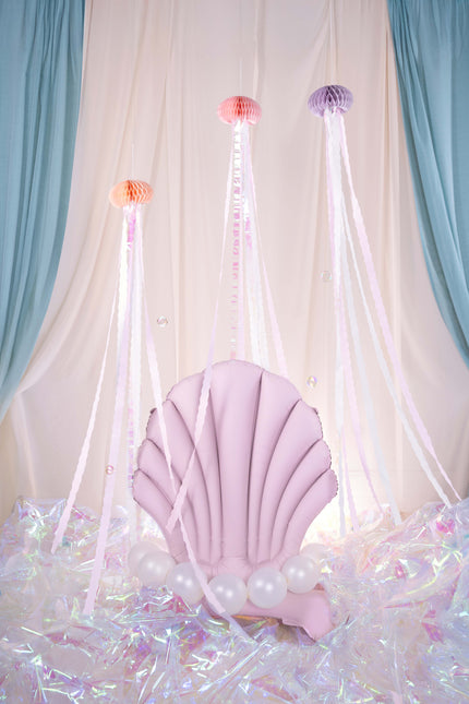 Palloncino viola a conchiglia vuoto 96 cm