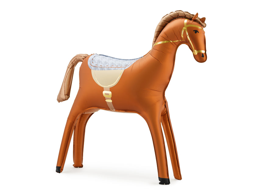 Palloncino Cavallo Marrone Vuoto 1,1m