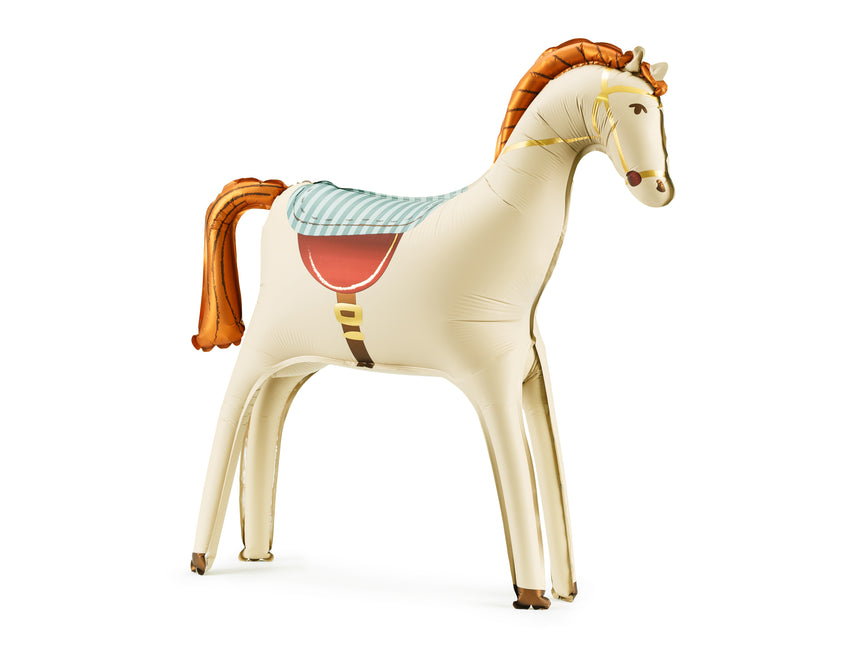 Palloncino Cavallo Bianco Vuoto 86cm