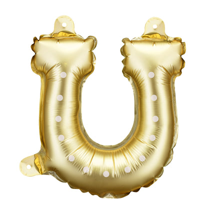 Zoccolo di cavallo a palloncino dorato vuoto 1,2m