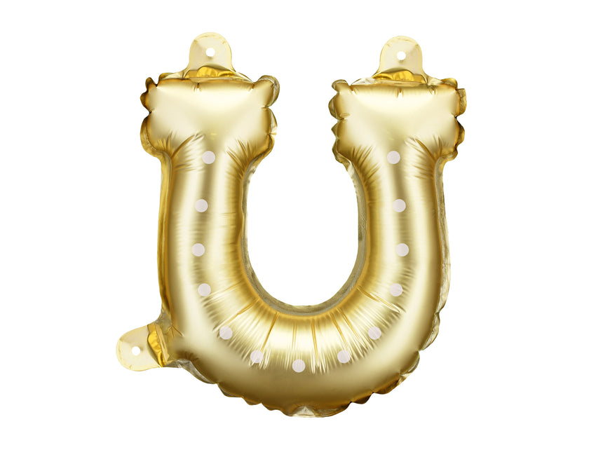 Zoccolo di cavallo a palloncino dorato vuoto 1,2m
