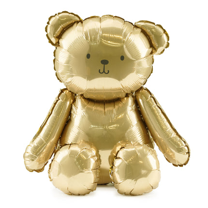 Palloncino Orso Oro 53 cm