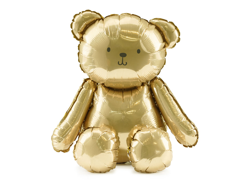 Palloncino Orso Oro 53 cm